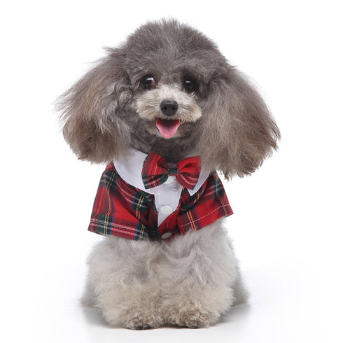 Formal Tuxedo with Bow Tie Puppy Suit