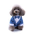 Dog Wedding Shirt Formal Tuxedo with Black Tie