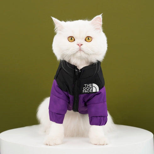 Dog Puffer Jacket with Zipper Warm Winter Coat for Small to 5X-Large Dogs