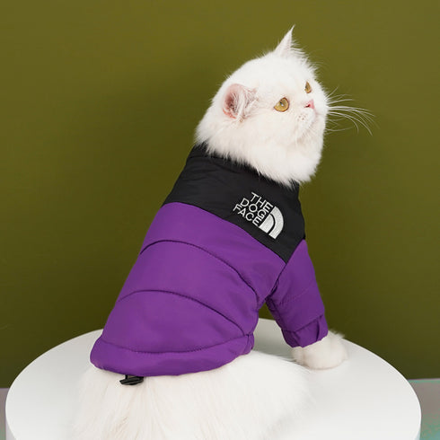 Dog Puffer Jacket with Zipper Warm Winter Coat for Small to 5X-Large Dogs