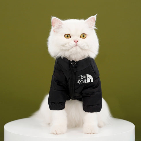 Dog Puffer Jacket with Zipper Warm Winter Coat for Small to 5X-Large Dogs