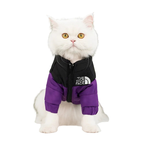 Dog Puffer Jacket with Zipper Warm Winter Coat for Small to 5X-Large Dogs