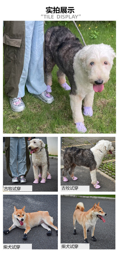 Dog Shoes for Large Dogs Waterproof Dog Boots & Paw Protectors