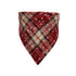Christmas Classic Dog Plaid Bandana