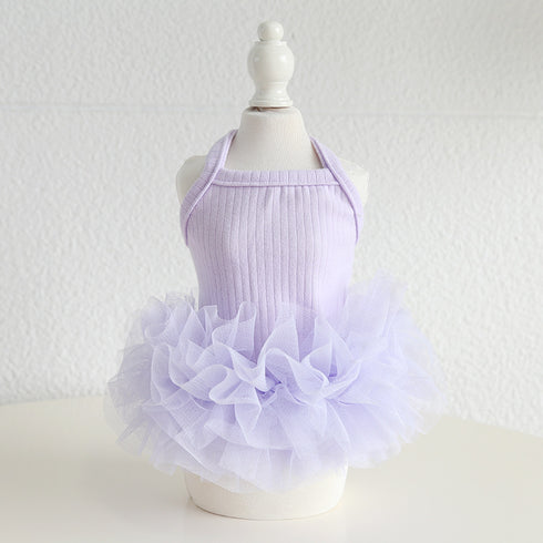 Dog Tutu Clothes Dresses Pet Sweet Outdoor Birthday Party Festival Outfit