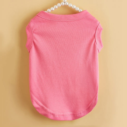 Plus Size Dog Shirts Pet Clothes Blank Clothing Jerseys