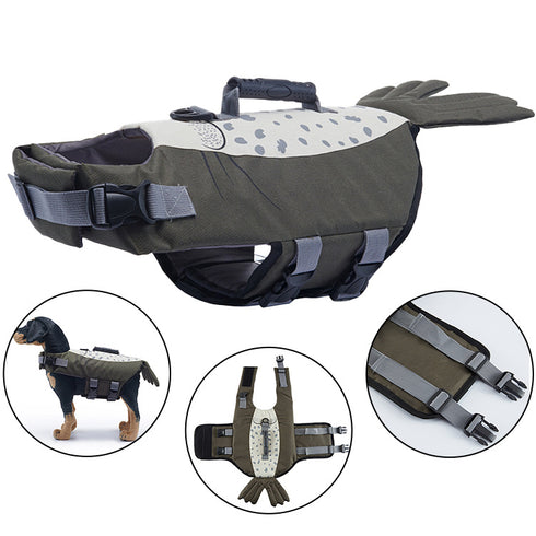 Dog Life Preserver with Strong Buoyancy Life Jacket