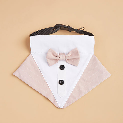 Adjustable Formal Collar Dog Wedding Bandana