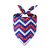 Memorial Day American Flag Dog Triangle Bibs