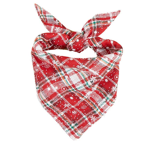 Christmas Classic Dog Plaid Bandana