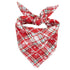 Christmas Classic Dog Plaid Bandana