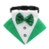 St. Patrick's Day Dog Bandana Collar with Bow Tie