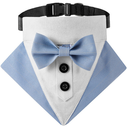 Adjustable Formal Collar Dog Wedding Bandana