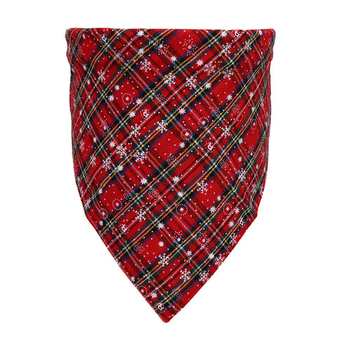 Christmas Classic Dog Plaid Bandana