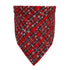 Christmas Classic Dog Plaid Bandana