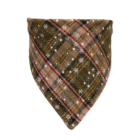 Christmas Classic Dog Plaid Bandana