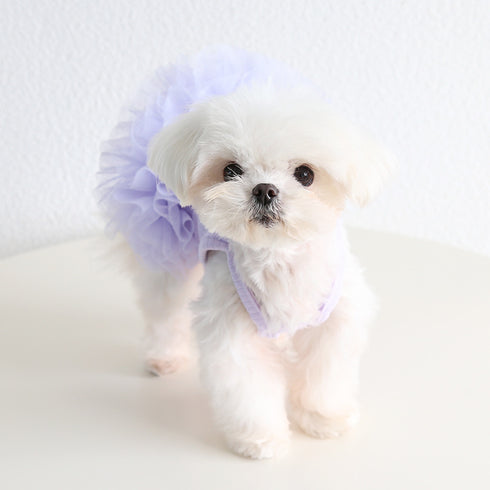 Dog Tutu Clothes Dresses Pet Sweet Outdoor Birthday Party Festival Outfit