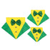 St. Patrick's Day Dog Bandana Collar with Bow Tie