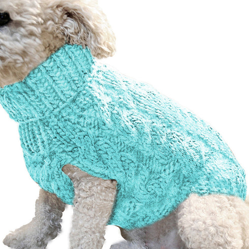 Pet Dog Knitting Sweater Winter Warmer Thickening Knitwear Crochet Clothes for Dog Cat