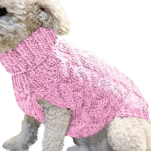 Pet Dog Knitting Sweater Winter Warmer Thickening Knitwear Crochet Clothes for Dog Cat