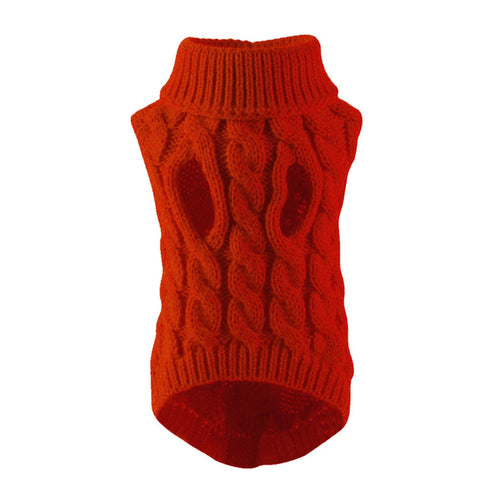 Pet Dog Knitting Sweater Winter Warmer Thickening Knitwear Crochet Clothes for Dog Cat