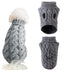 Pet Dog Knitting Sweater Winter Warmer Thickening Knitwear Crochet Clothes for Dog Cat