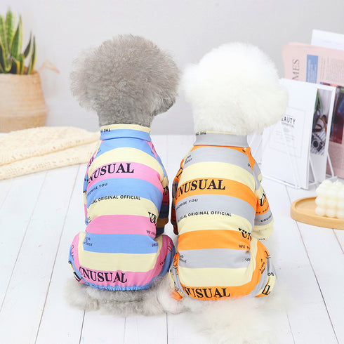 Soft Dog Jumpsuit Breathable Pet Apparel