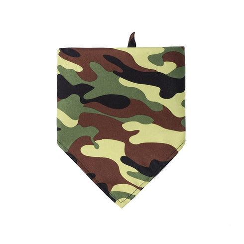 Camouflage Triangle Pet Bibs Scarf