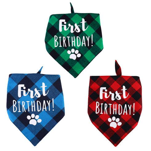 Triangle Scarf for Dog Puppy Birthday