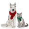 Dog Santa Costumes Pet Santa Scarf