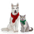 Dog Santa Costumes Pet Santa Scarf