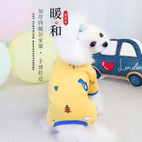 Winter Soft Material Stretchable Dog Pajamas