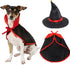 Dog Cat Vampire Cloak and Wizard Hat