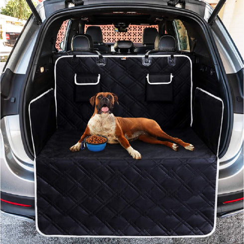 Dog Car Seat Cover for Back Seat with Side Flaps