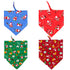 Dog Santa Claus Christmas Holiday Bandanas
