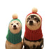 Dog Christmas Winter Warm Hat Scarf