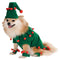 Dog Green Elf Costume with Hat
