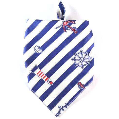 Summer Pet Bandanas Ocean Pet Triangle Scarf