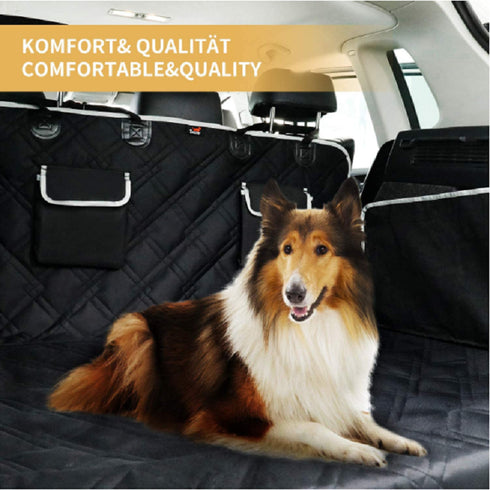 Dog Car Seat Cover for Back Seat with Side Flaps
