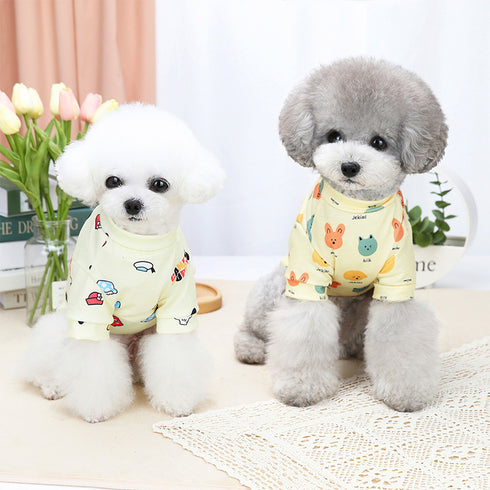 Cute Animal Puppy Shirts Dog Clothes