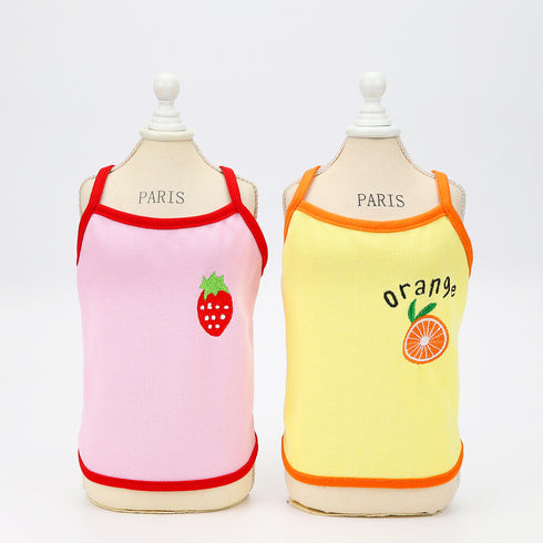 Fruits Camisole Cool Soft Breathable Pet Apparels