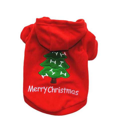 Puppy Christmas Pet Santa Claus Suit