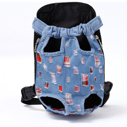 Front Legs Out Dog Carrier Adjustable Backpack