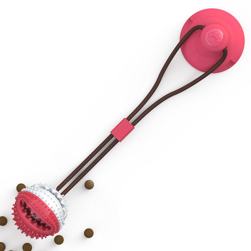 Dog Rope Pull Toy with Suction Cup Chew Tug Toys