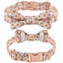 Floral Pattern Adjustable Dog Collar