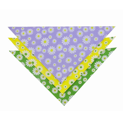 Dog Bandanas Floral Triangle Dog Scarfs