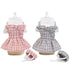 Puppy Plaid Skirt with Hat Party Apparel Outfit