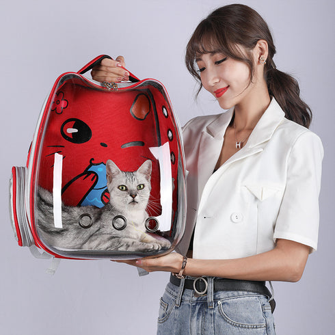 Space Capsule Airline-Approved Dog Backpack