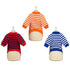 Dog Clothes Striped T-Shirt for Small Dogs