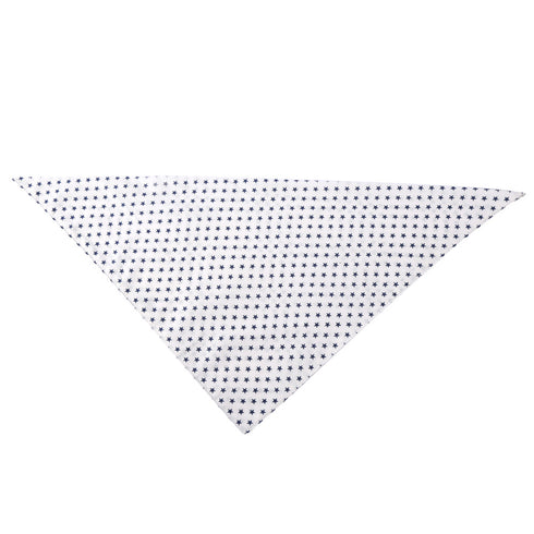 Dog Scarf Blue White Star Dog Bandanas